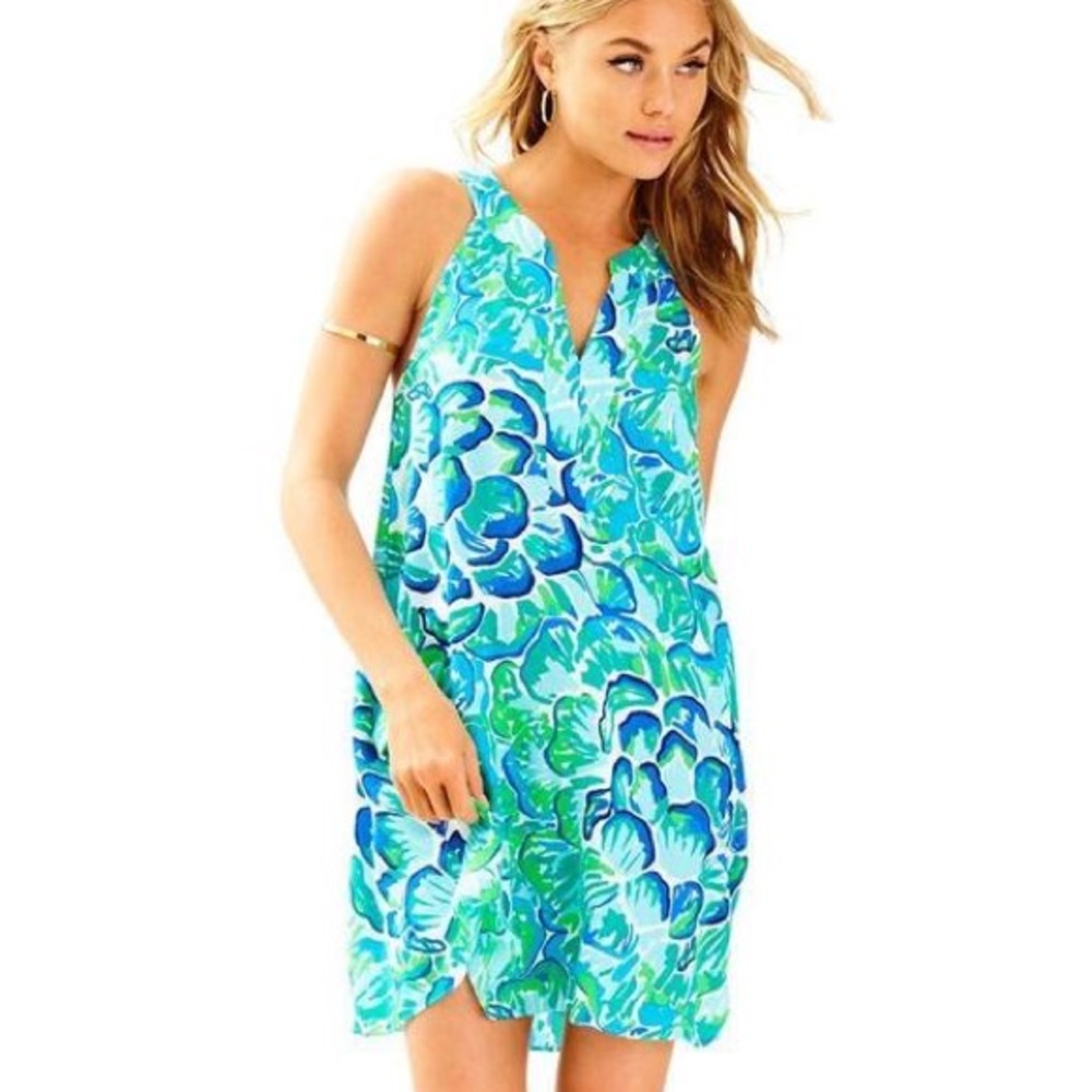NWT Lilly Pulitzer achelle dress lazy river - xs